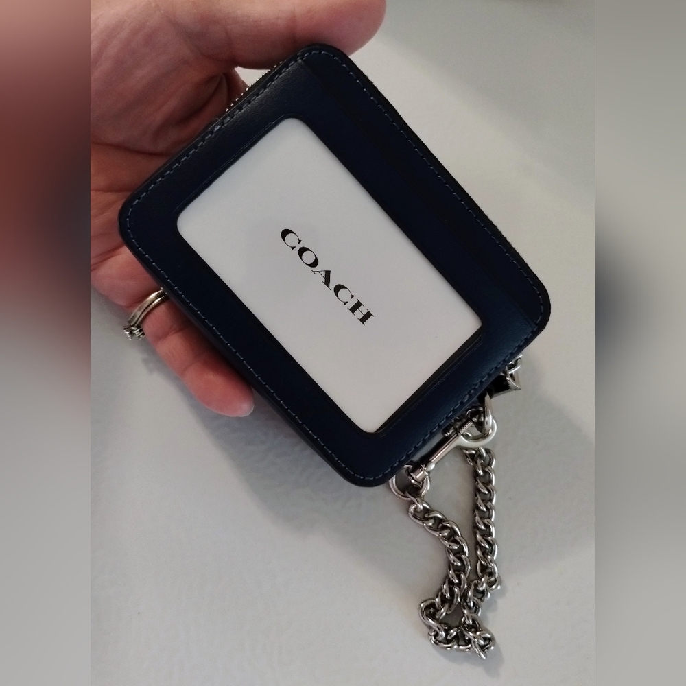 Coach Denim Mini Crossbody Bag NWT With Coach Denim Card Case Wallet NWT - Picture 10 of 13